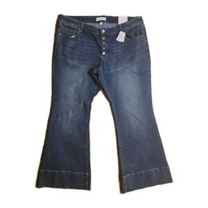 Lane Bryant Signature Fit Flare Mid Rise Flex Magic Waistband Womens 18 NWT